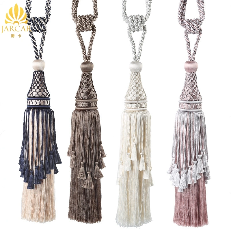 Super Quality Good Pirce Rayon Tassel Fringe Trimming Curtain Holdbacks Curtains Tiebacks Home Decorative Tassels Windows for Home Offic