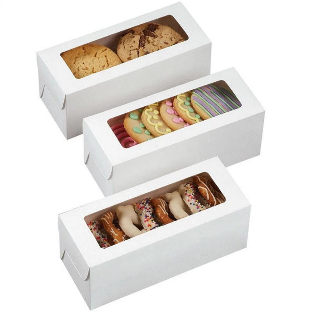 Dekoration Hochzeit Partei Gefälligkeiten Farbige Süßigkeiten Schokolade Geschenk Kuchen Cookie Macaron Verpackungsbox