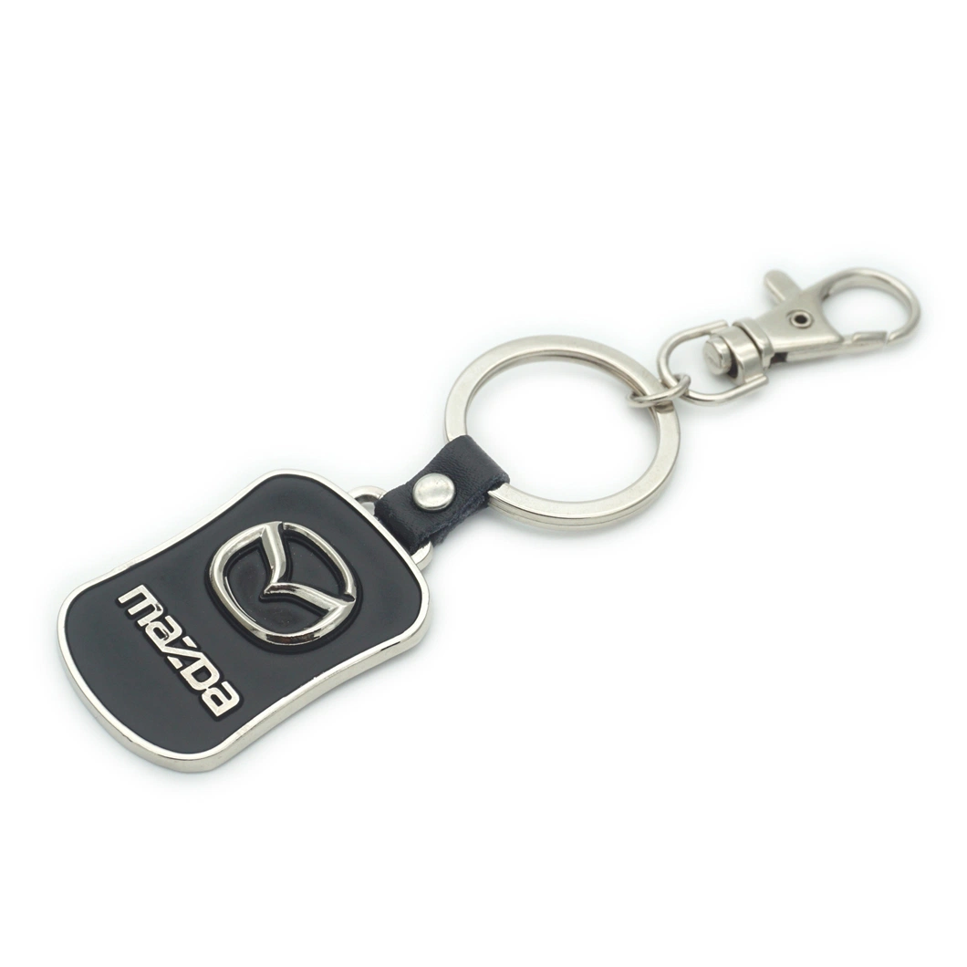 BSCI Factory Create Cheap High quality/High cost performance OEM Engraved Soft Enamel Metal Logo Custom Circle Keychains (FTKC2237)