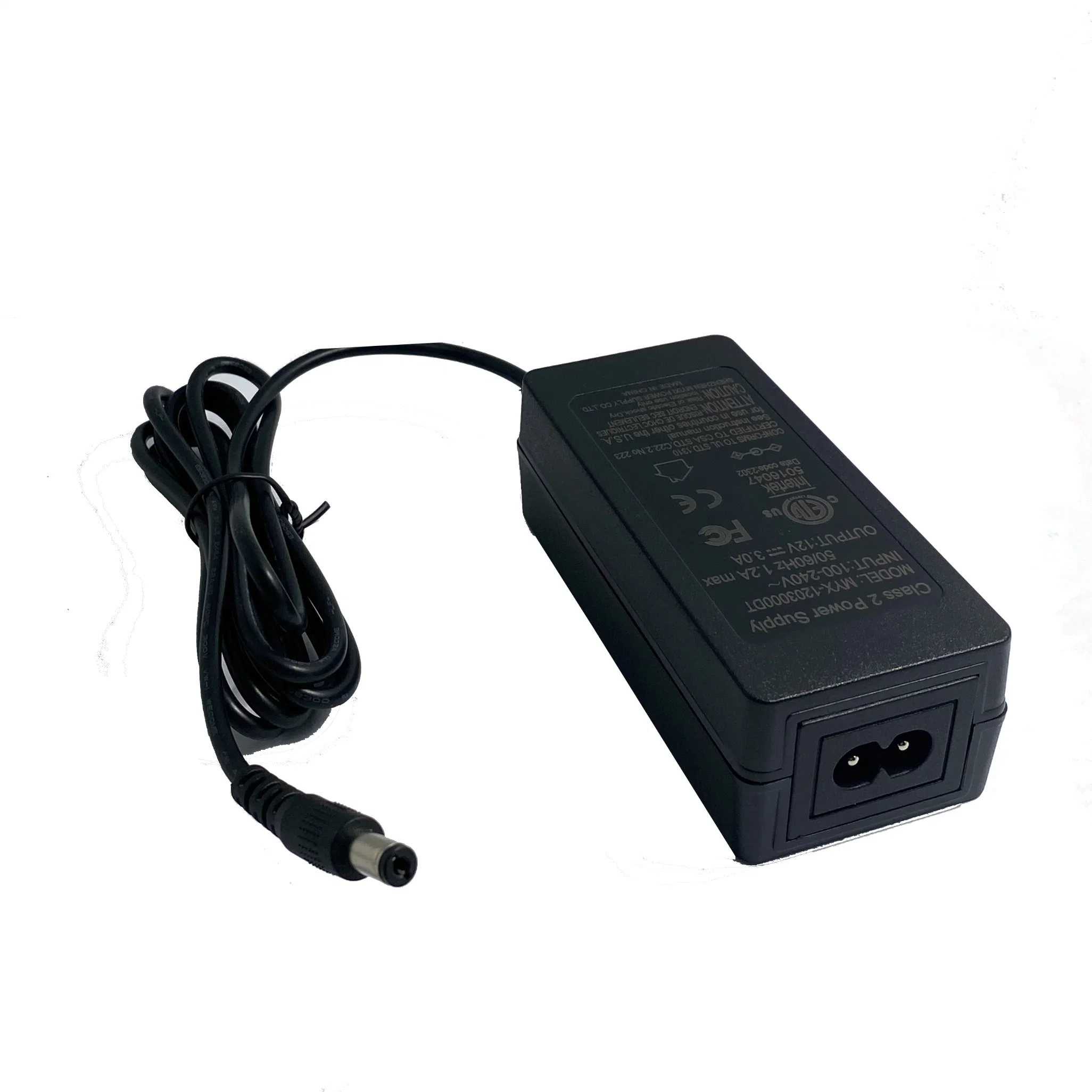 ODM 12V3a Power Adapter Desktop Charger 36W Power Supply for LED Display UL CE Free Sample Factory+Manufacture Directly Supply 13 Years Factory