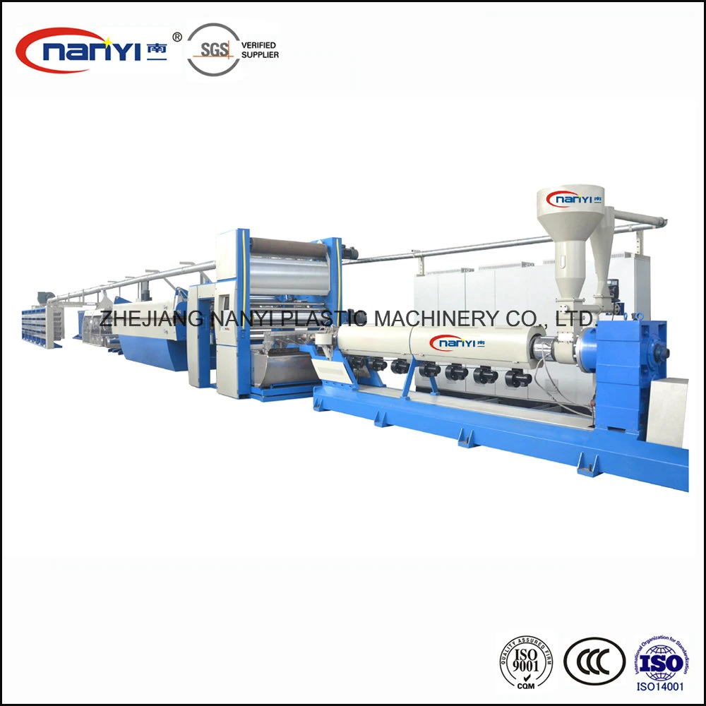 High Speed Plastic PP Polypropylene Flat Yarn Tape Extrusion Stretching Production Line