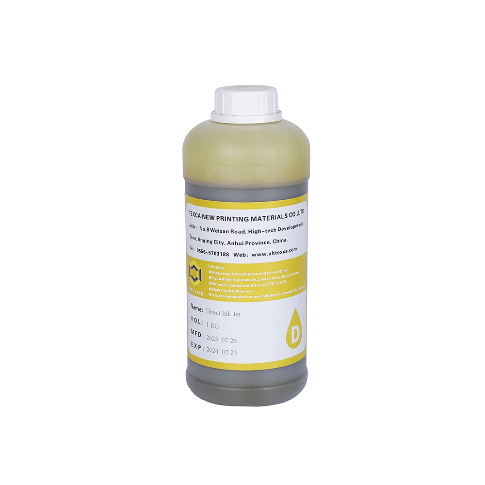 New Material Disperse Direct Inkjet Dye Sublimation Ink Digital Ink 1kg Yellow Printing Ink