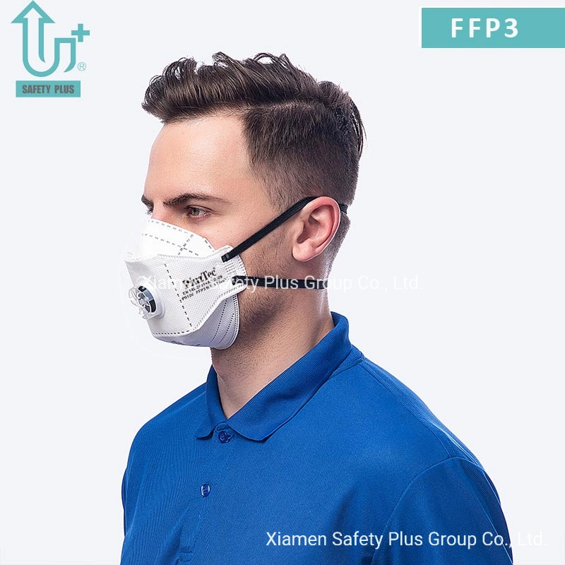 Factory Wholesale/Supplier Certified High Protection P3 Filtration Flat Type Adult Polyester Ear Strap Respirator Dust Mask