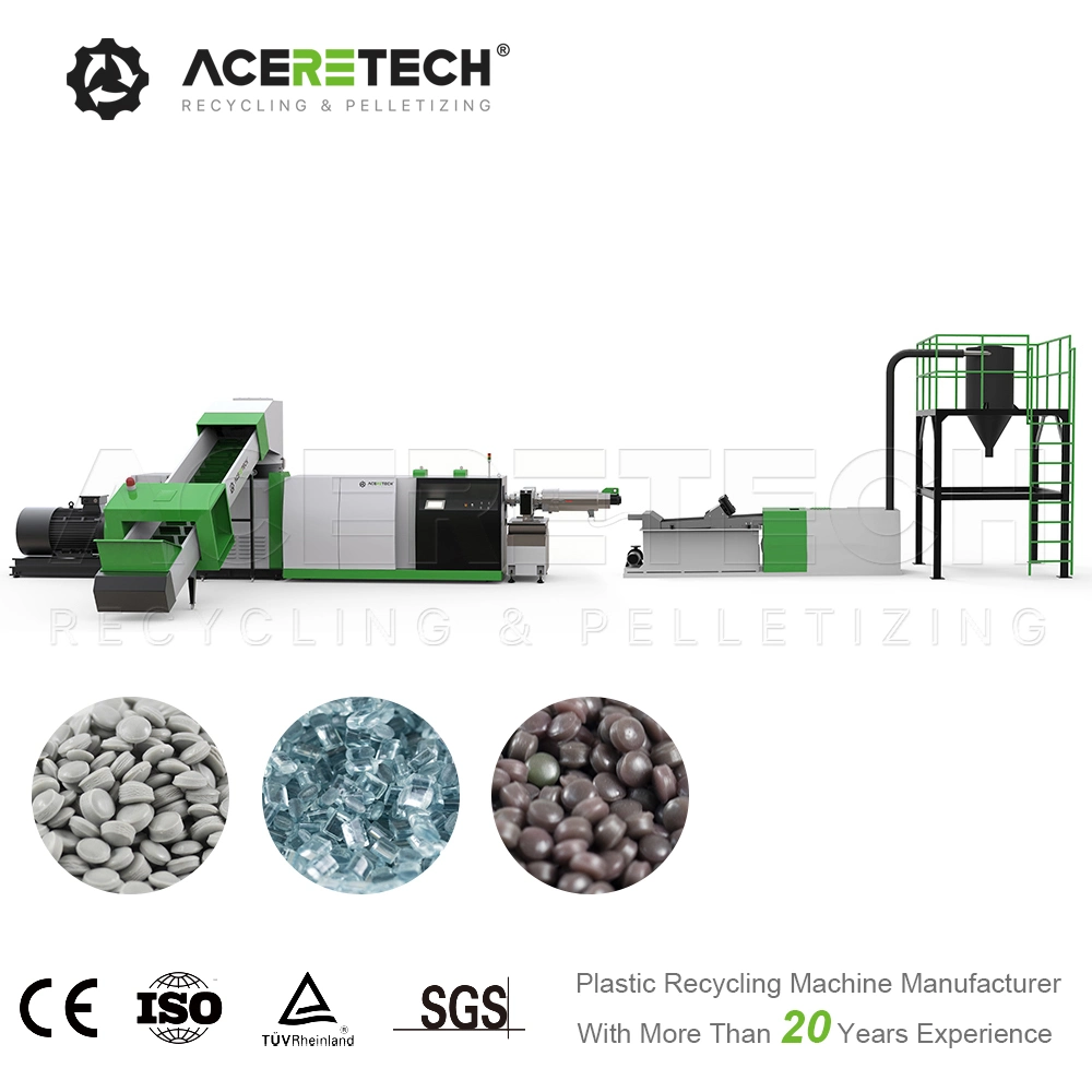 Free Accessories Plastic Recycling Pelletizing Machine for PE/PP/PVB/ABS/PS/PC/XPS/EPS