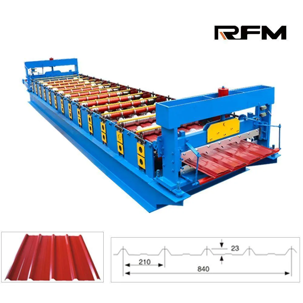 Automatic Ibr Panel Tile Box Profile Trapezoidal Roofing Sheet Roll Forming Machine