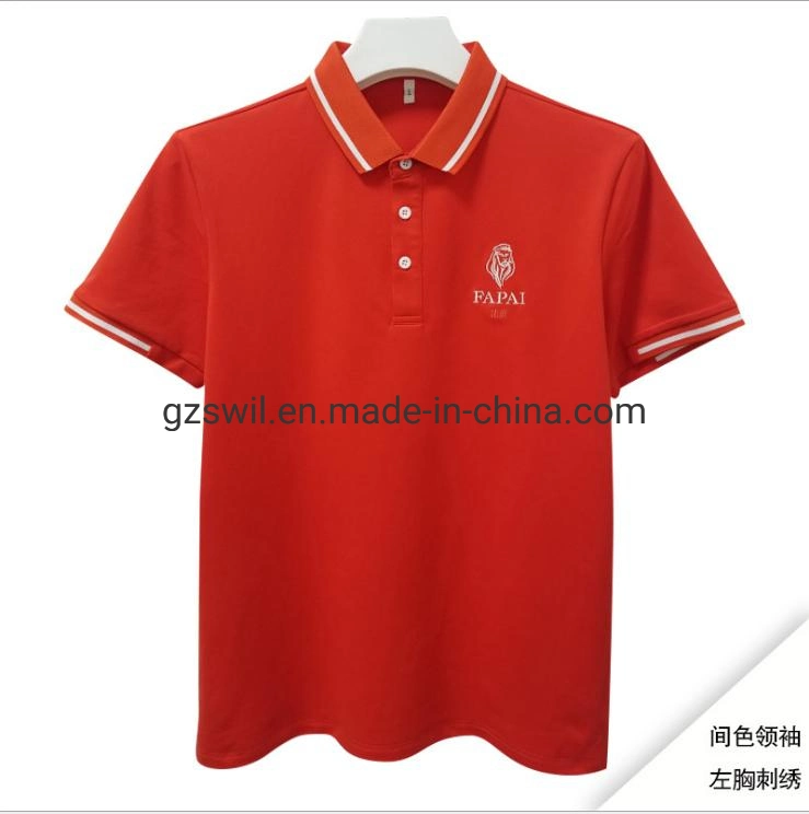 Custom Design Logo Polo Shirt Short Sleeve