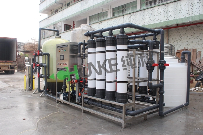 Ultrafiltration River Treatment Water Filtration System 10t UF RO Wastewater Treatment System