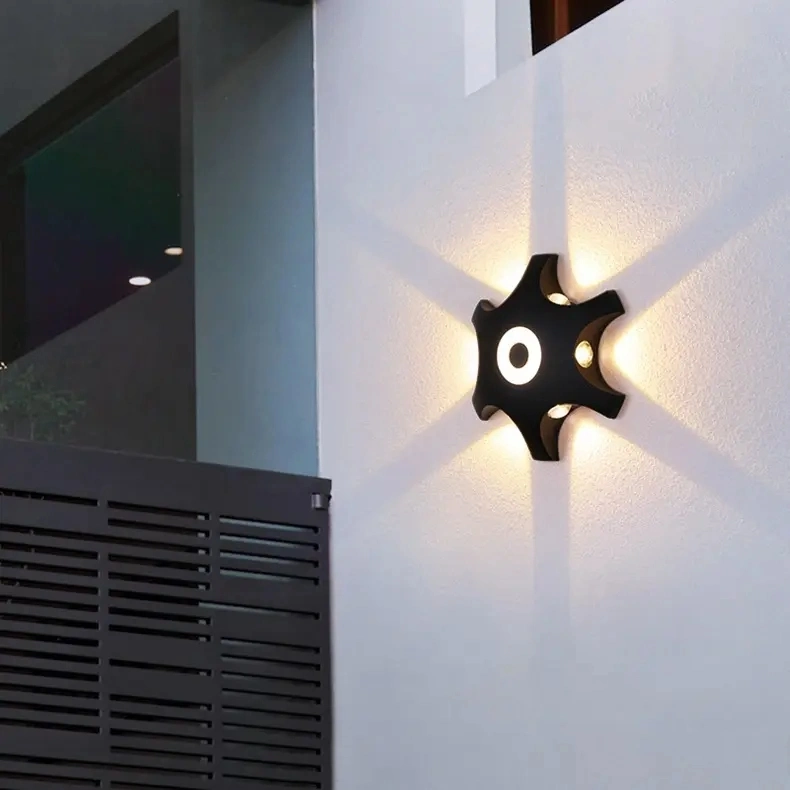 Moderna lámpara de pared de ciruela LED decorativa vida de luz simple creativa Iluminación de la habitación pasillo Luz de pared