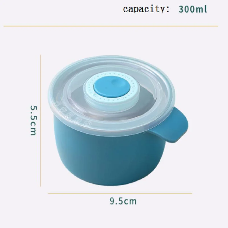 304 Stainless Steel High quality/High cost performance  Rice Soup Noodle Portable Bowl with Lid