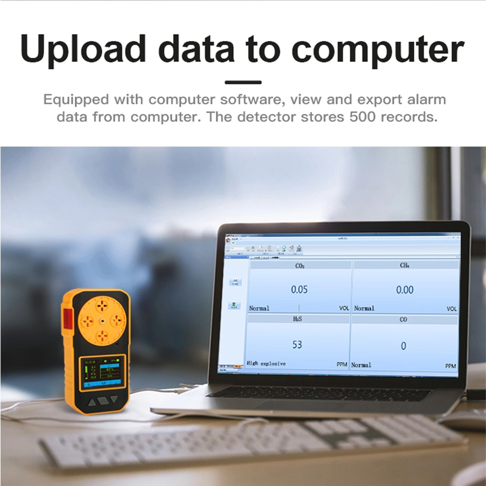 Portable So2 Alarm Detector Portable Gas Detector Portable Nh3 Tester