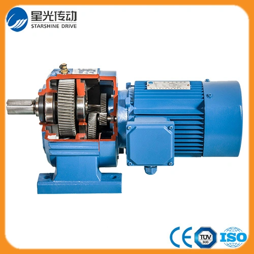 Energy Efficient Inline Helical Gearbox with IEC Motor