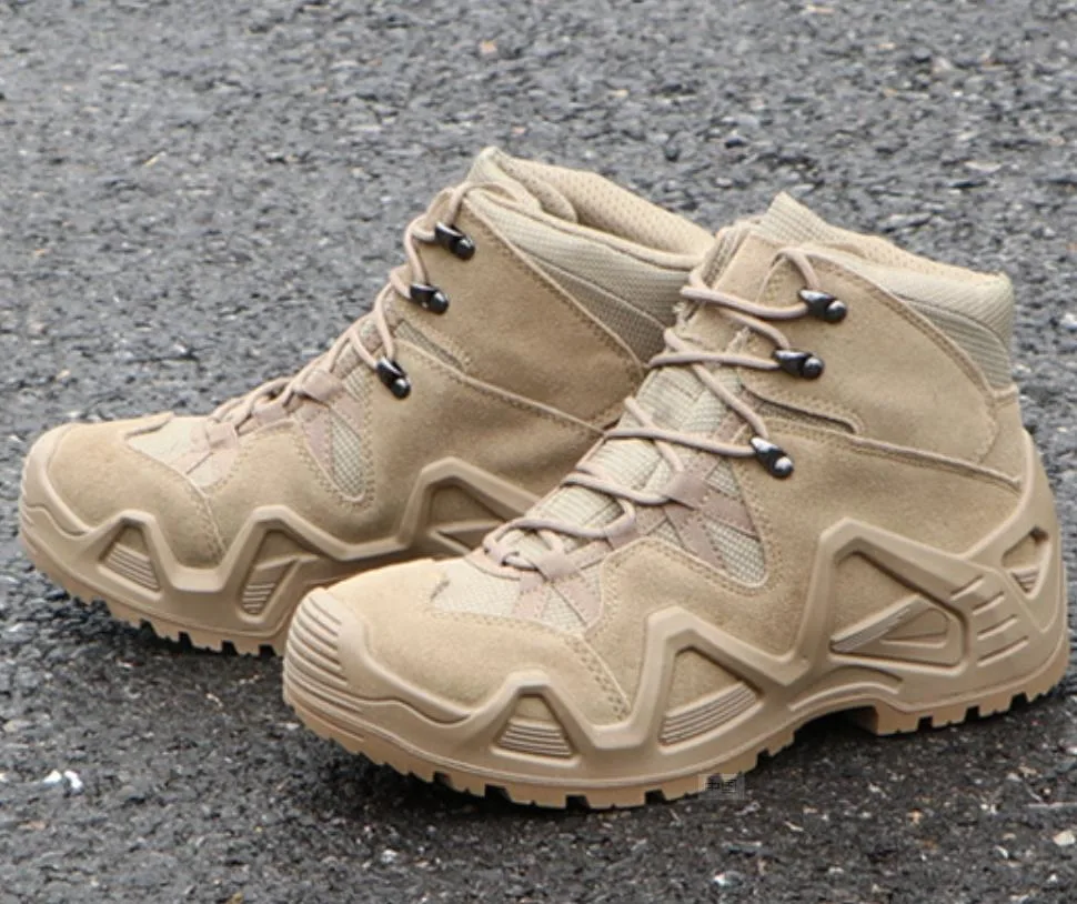 Men Tactical Boots Lightweight Military Work Boots