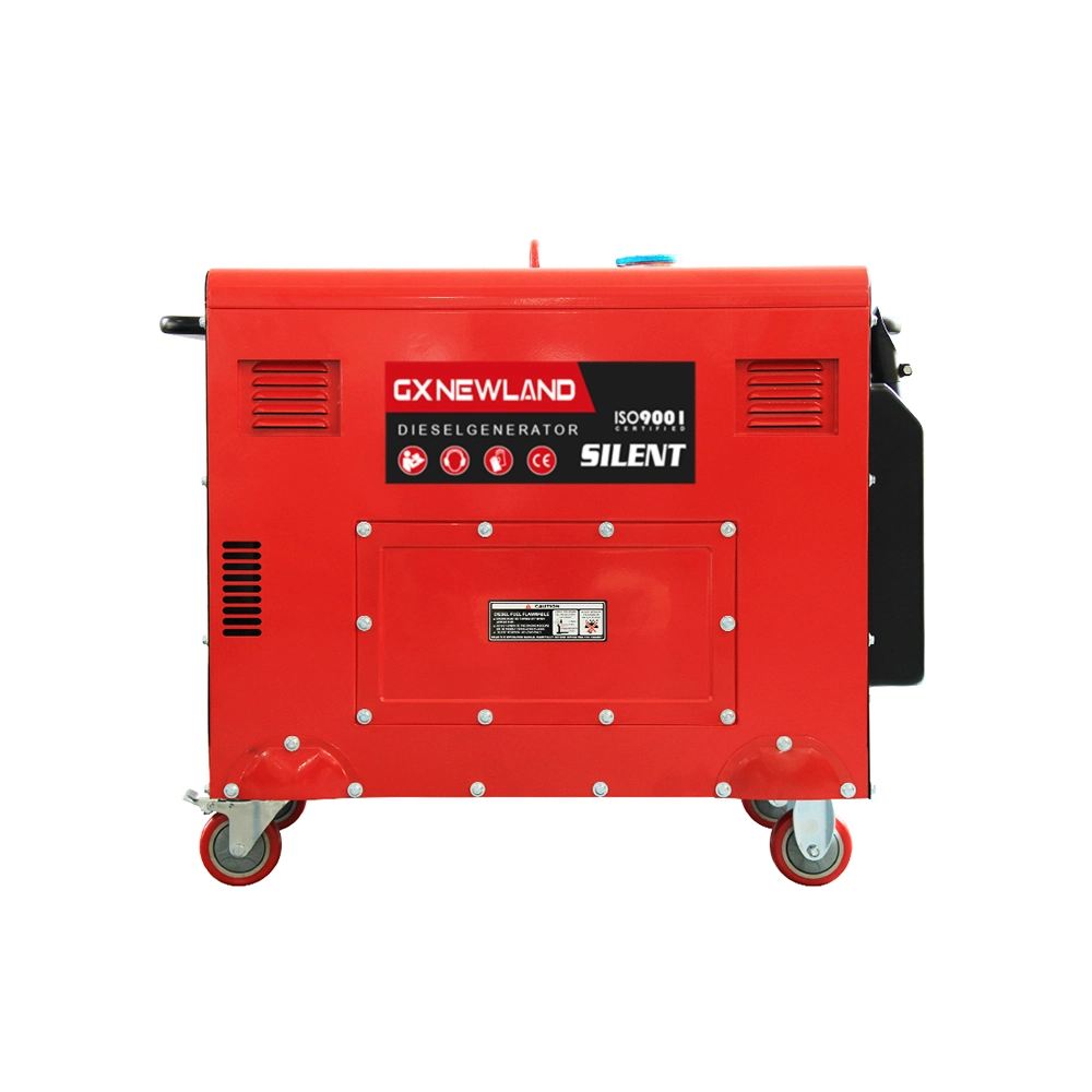 5 kW 6 kW potência portátil Insonorização Diesel Generator preço