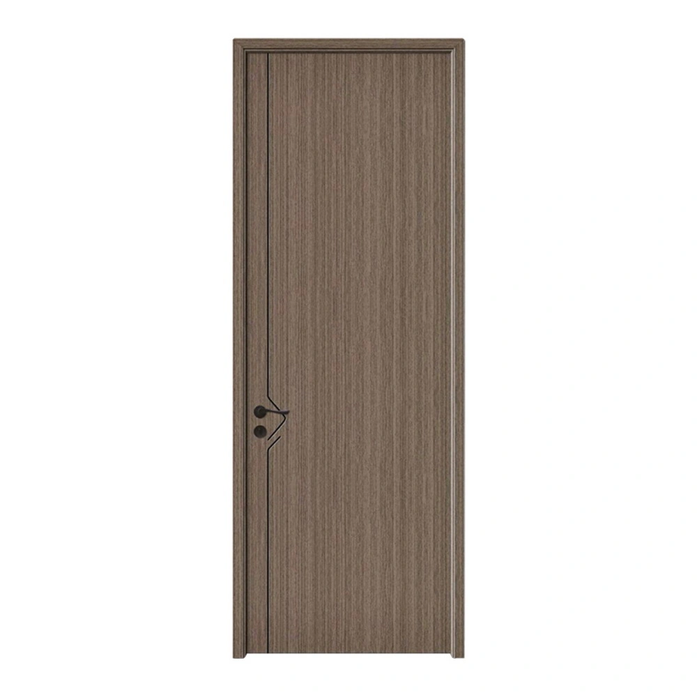 Fábrica PVC Oficina de madera Puerta de baño interior PVC puerta de madera Dormitorio