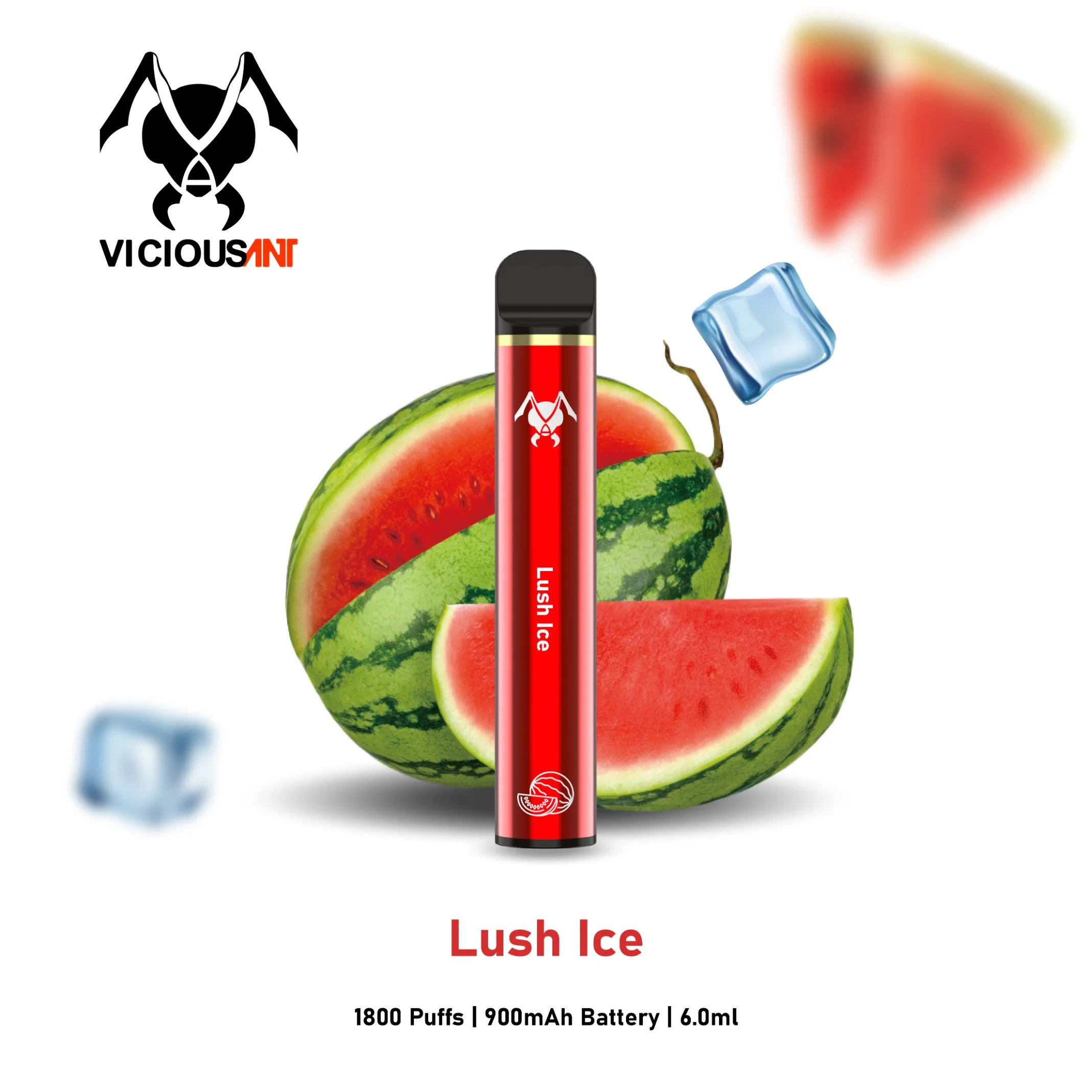 Nouveau cadeau Mini de gros fumeurs de fumer 6ml jetable vaporisateur 1800 inhalations e cig