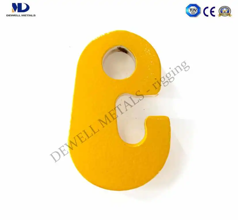 Drop Forged Yellow Painted Fishing and Overseas Ringging Alloy Steel G Hook