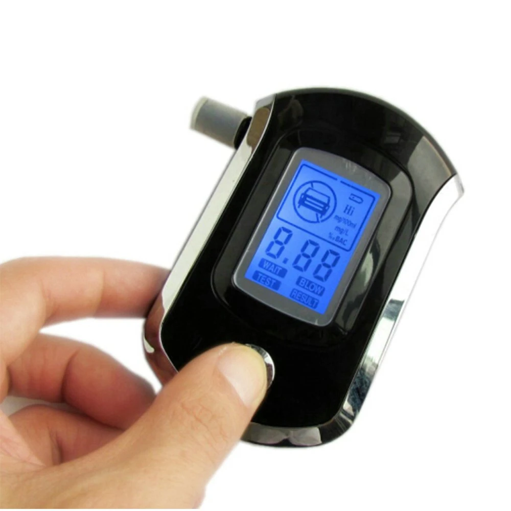 At6000 Portable LCD Digital Breath Alcohol Tester