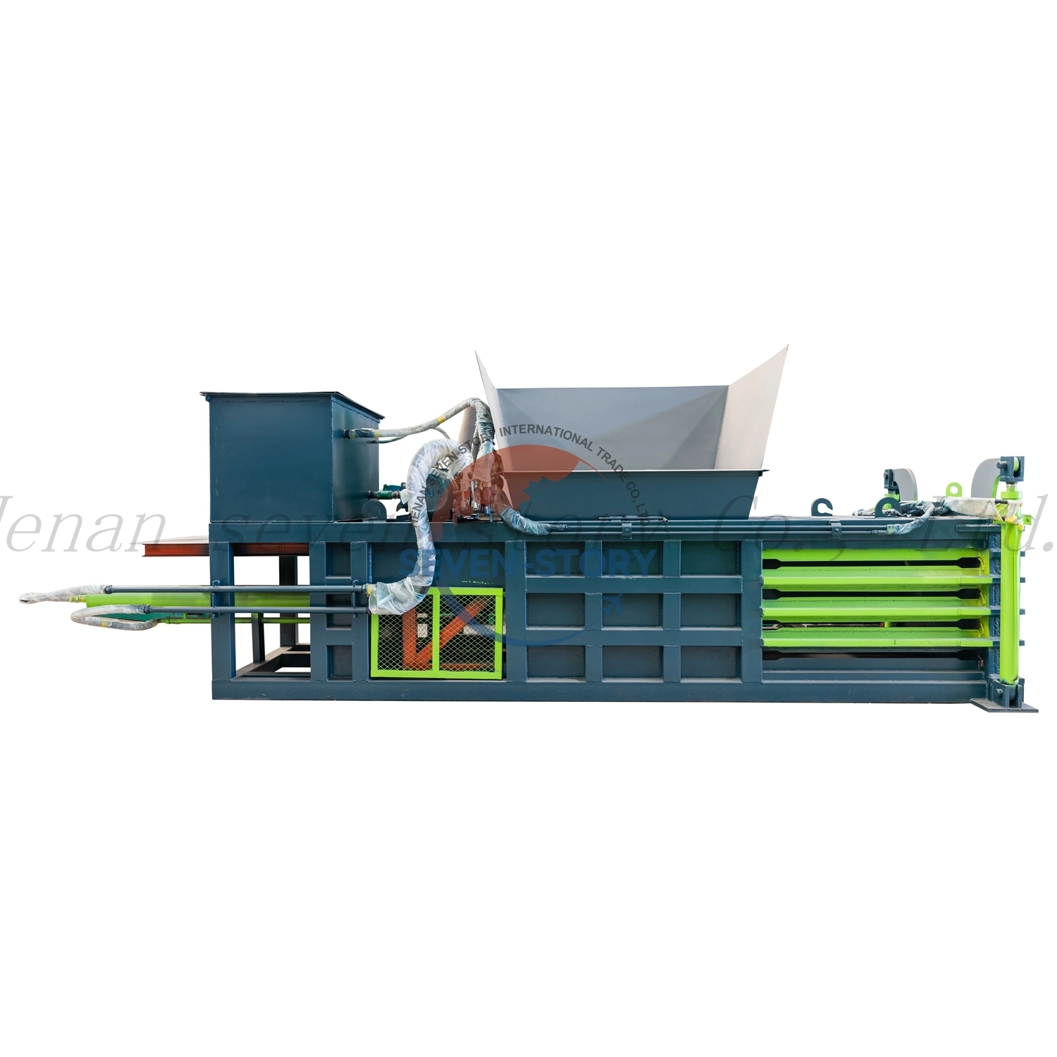 Small Garbage Baler Machine Scrap Plastic/Cans Packing Machinery