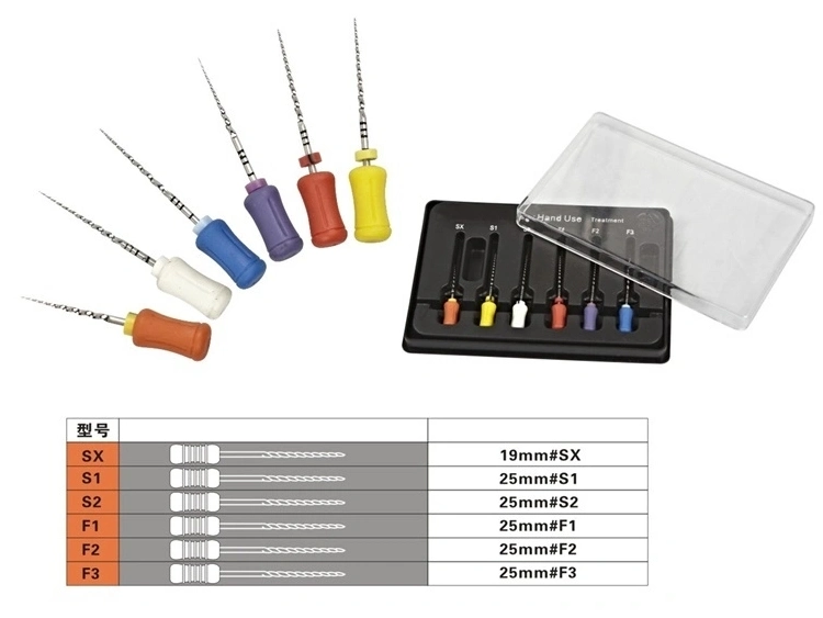 Dental Endodontic Tools Max Taper Files for Hand Use