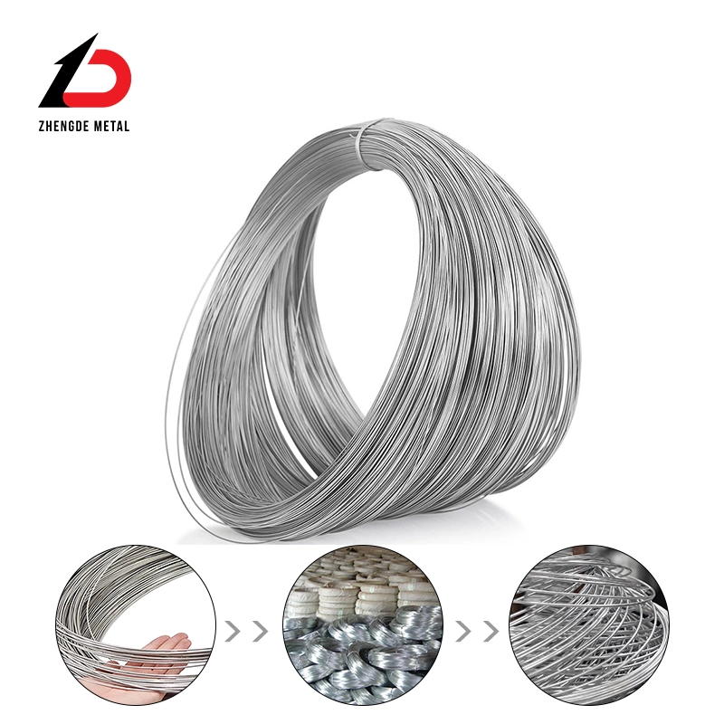 High-Quality Galvanized Steel Wire 0.9mm 1.25mm 1.60mm Q195 SAE1008 Low Carbon Galvanized Steel Wire Zinc Coating Gi Wire