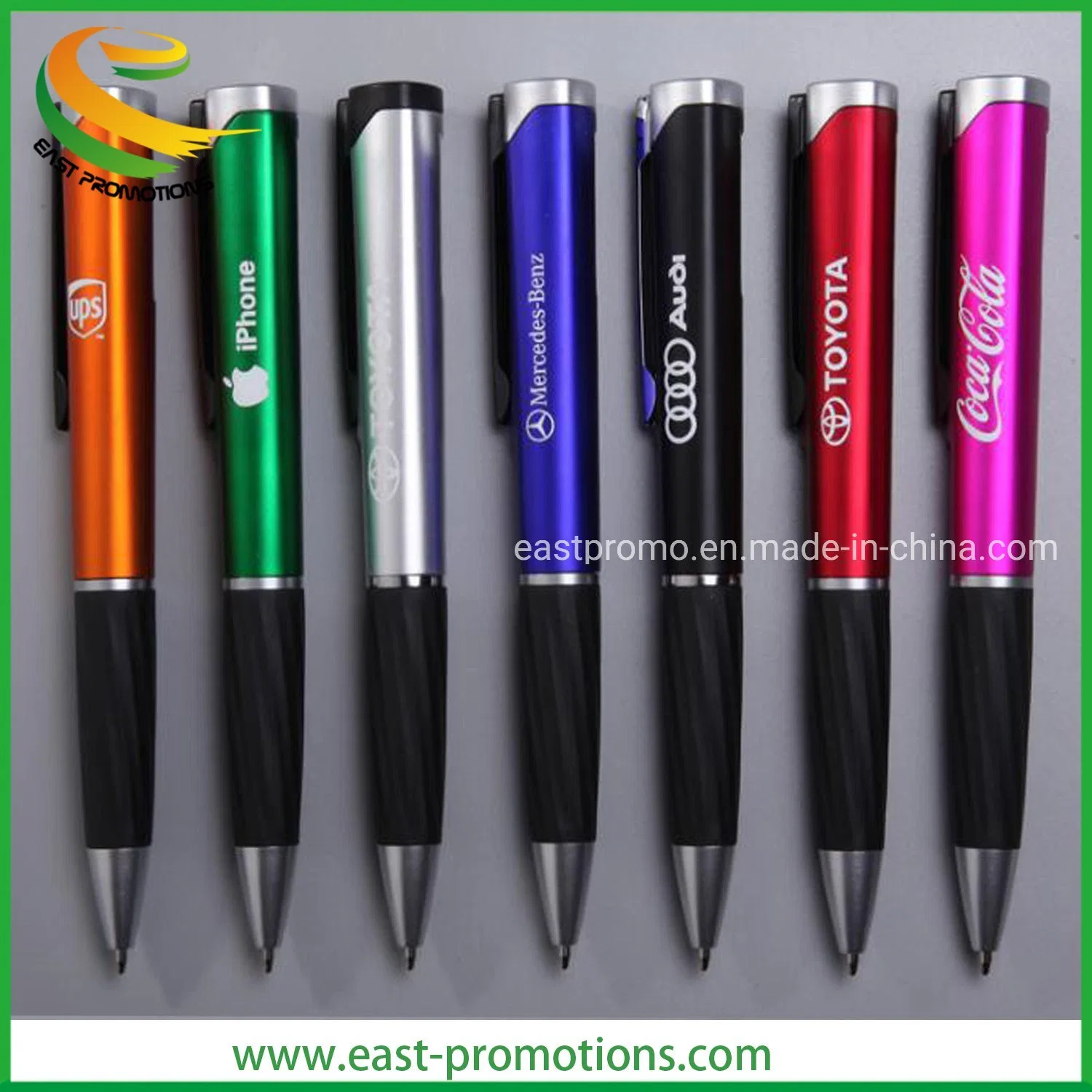 Custom LED Logo Light Ballpoint Pen Promotional Pens for Advertising