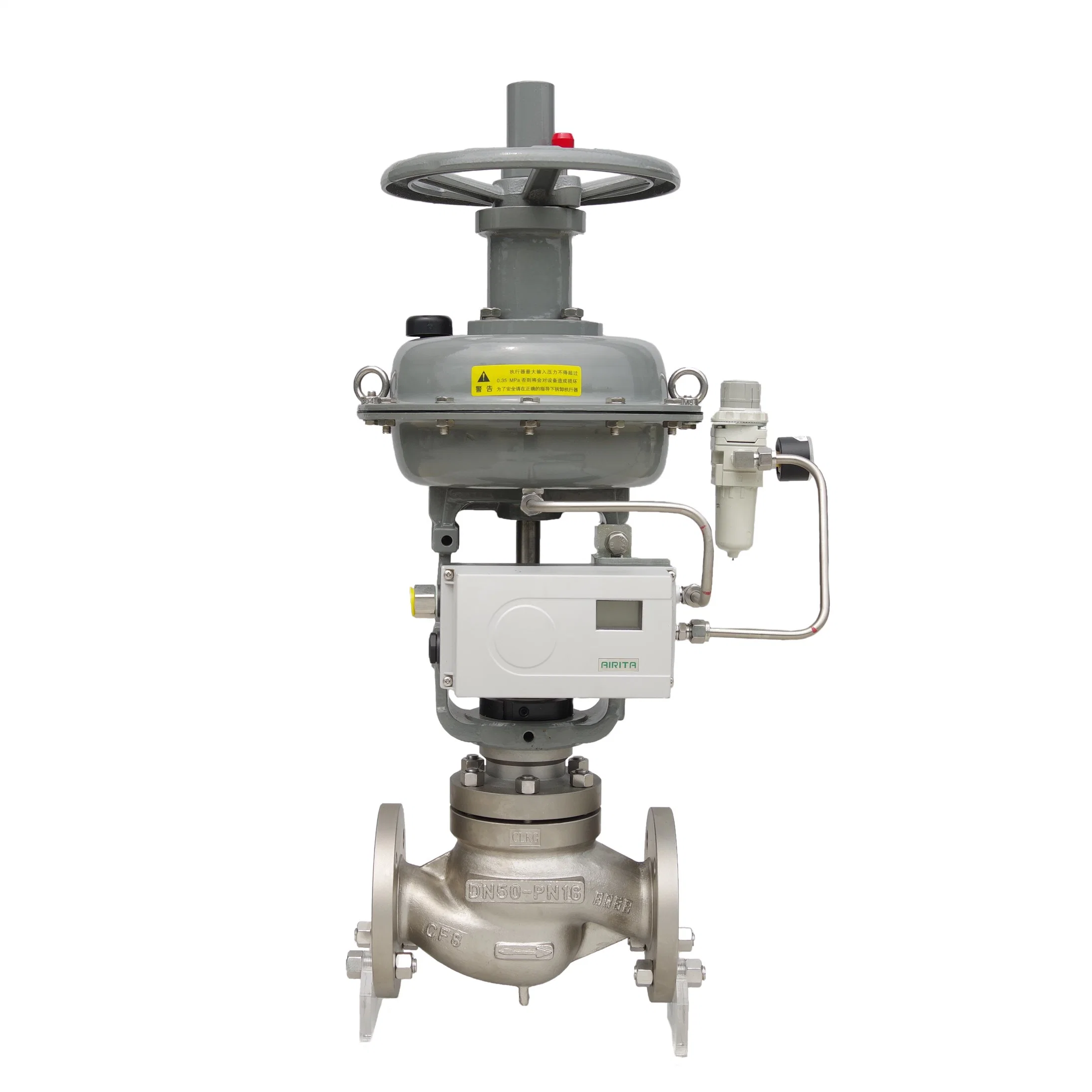 Customized DN20 DN50 Pneumatic Diaphragm Control Valve Pneumatic Single-Seat Regulating Valve