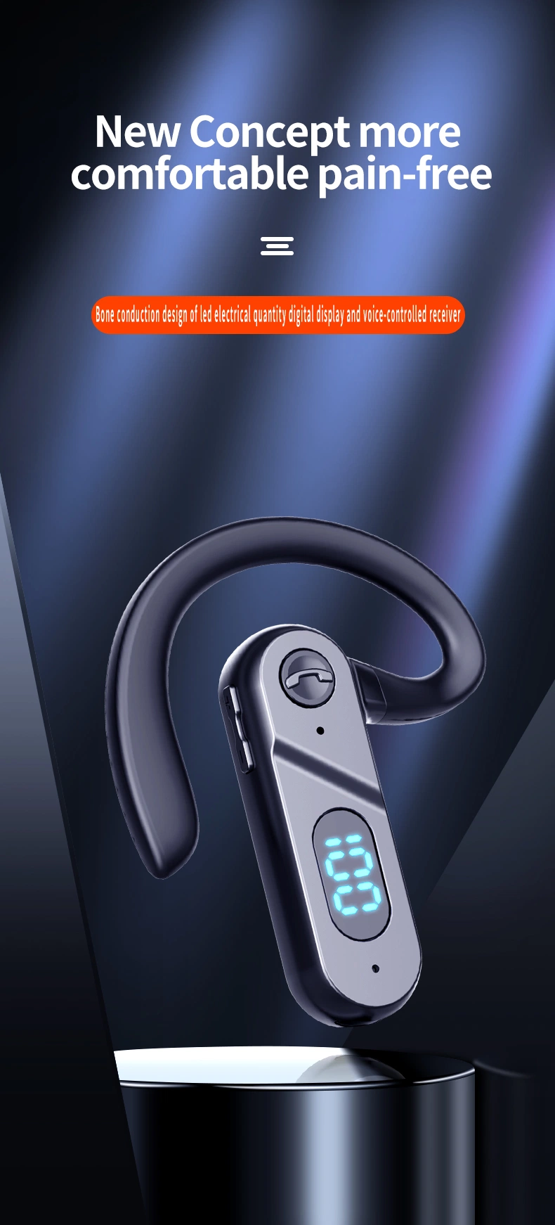 Großhandel/Lieferant Einzel Tws Ohrhörer Schnurlose Ohrhörer Bluetooth Kopfhörer Business Headset