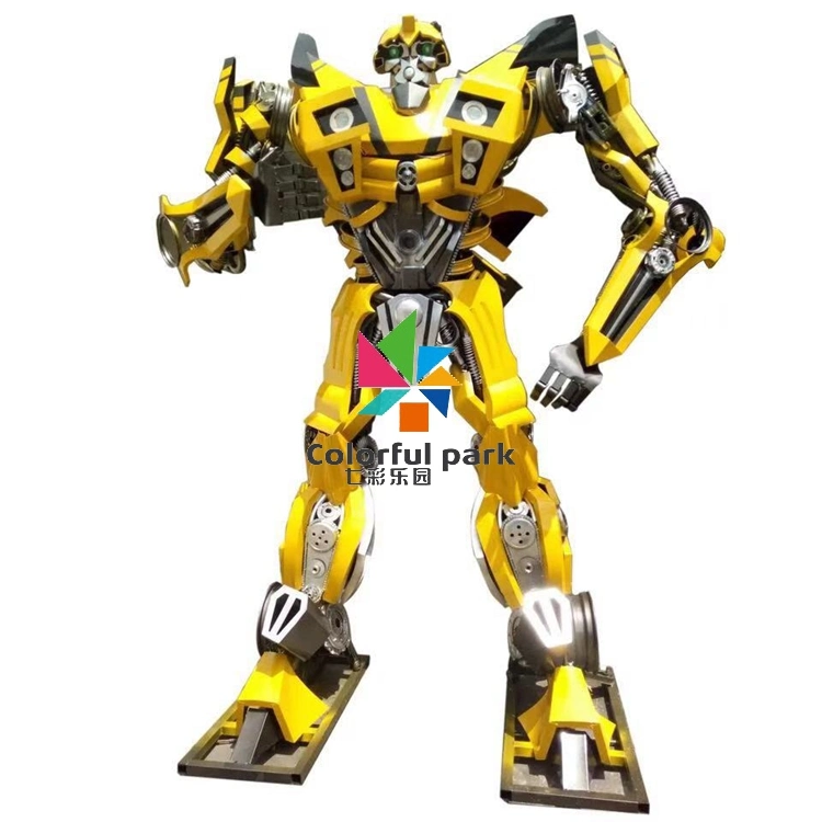 Parque colorido Bumblebee Robot Transformers máquina Arcade Precio del juego