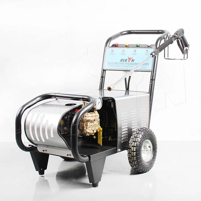 Bison 3kw High Pressure Electric Washer 220V 2600psi Single Phase Cleaning Machine Sewer