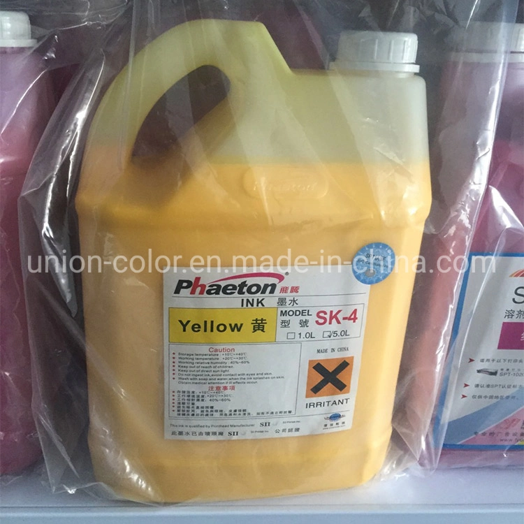 1L 5L Package Spt 510 1020 Head Phaeton Original Sk4 Ink Flex Vinyl Sticker PVC Pet Printing Ink Pigment Ink Made in China