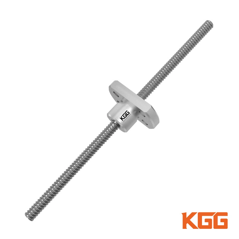 Kgg plástico de alta elasticidad Tornillo de avance para el equipo de análisis (P-MSS Series, el plomo: 12mm, eje: 8mm)