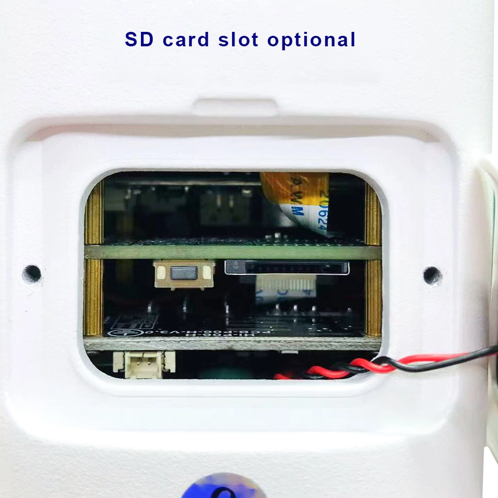 Todas as cores IP de rede Poe Segurança CCTV Câmara IP com protocolo Hikvision vermelho da luz azul de alarme de áudio a detecção de movimento