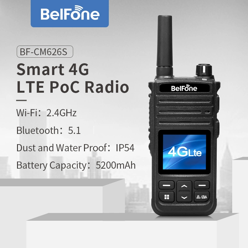 Belfone Bf-Cm626s Best Price Global Band 4G Smart Ptt Radio CDMA/GSM/LTE Two Way Radio