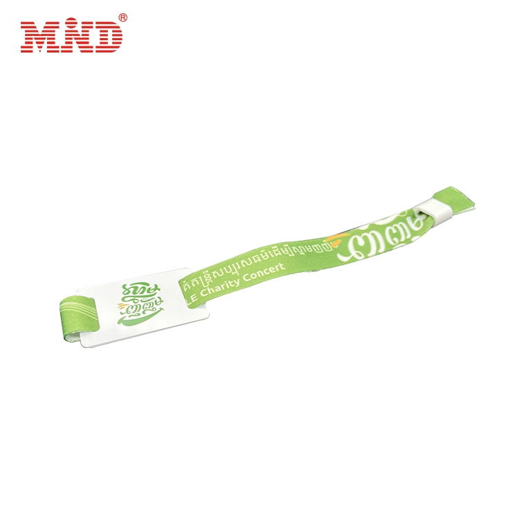 Amusement Park/Music Festival/Event Disposable Woven RFID Wristband Bracelet