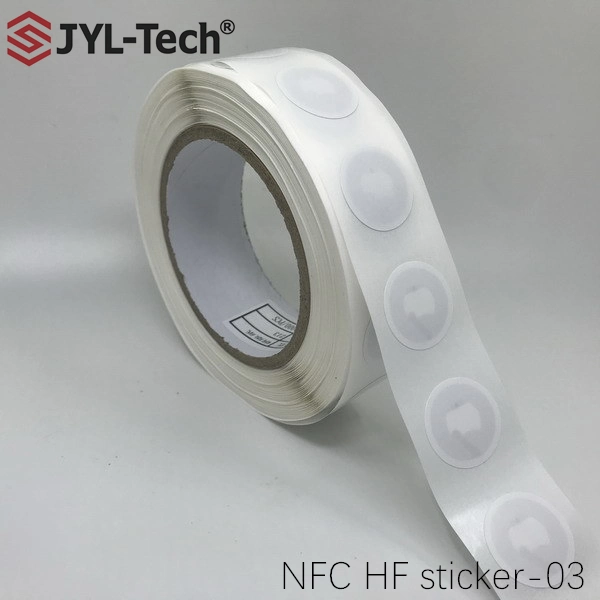 شعار مخصص Ntag213 144 بايت ذاكرة المستخدم RFID NFC Inlay الملصق