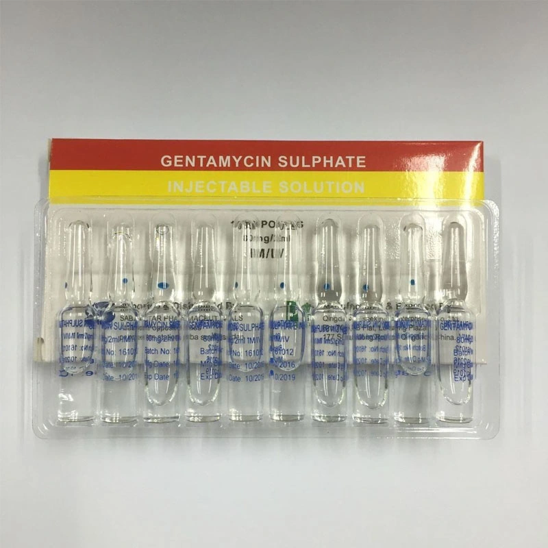 GMP Certificated Pharmaceutical Chemicals Antibiotic Gentamicin Sulphate Injection