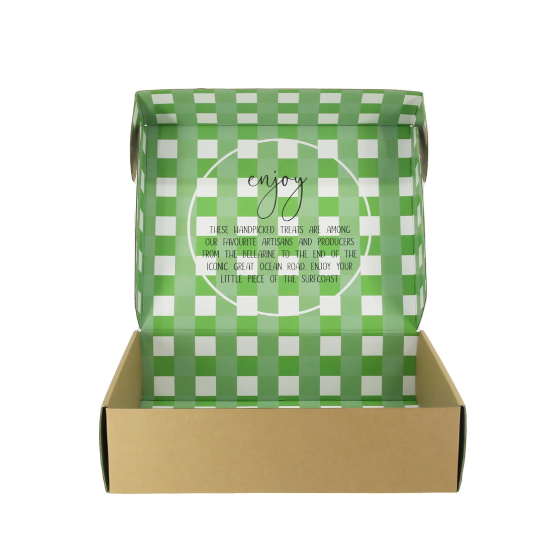 El logotipo de mayorista de embalaje de papel la libreta de Caja de cartón ondulado de envío para la venta