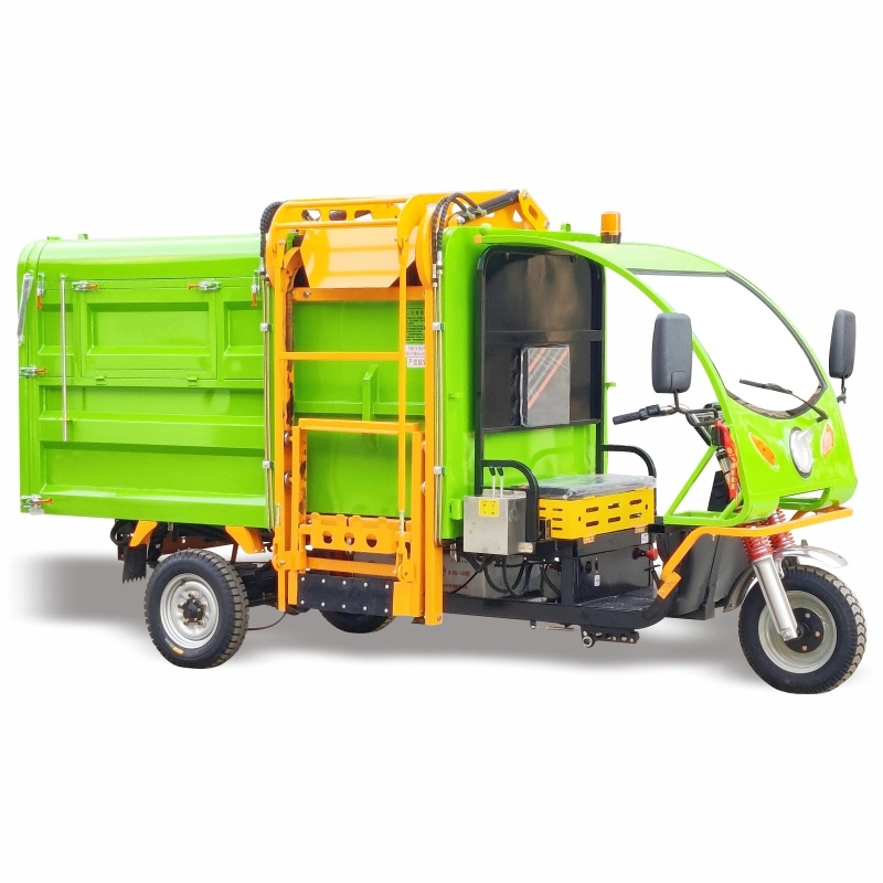 Electric Garbage Tricycle for Compression Garbage Sealed Type 3 Ton