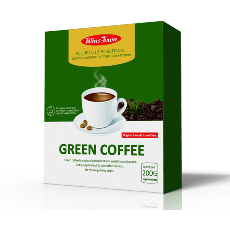 Slim Green Coffee Slimming Natural Herbs Diet Private Label Weight Loss Instant Ganoderma Coffee