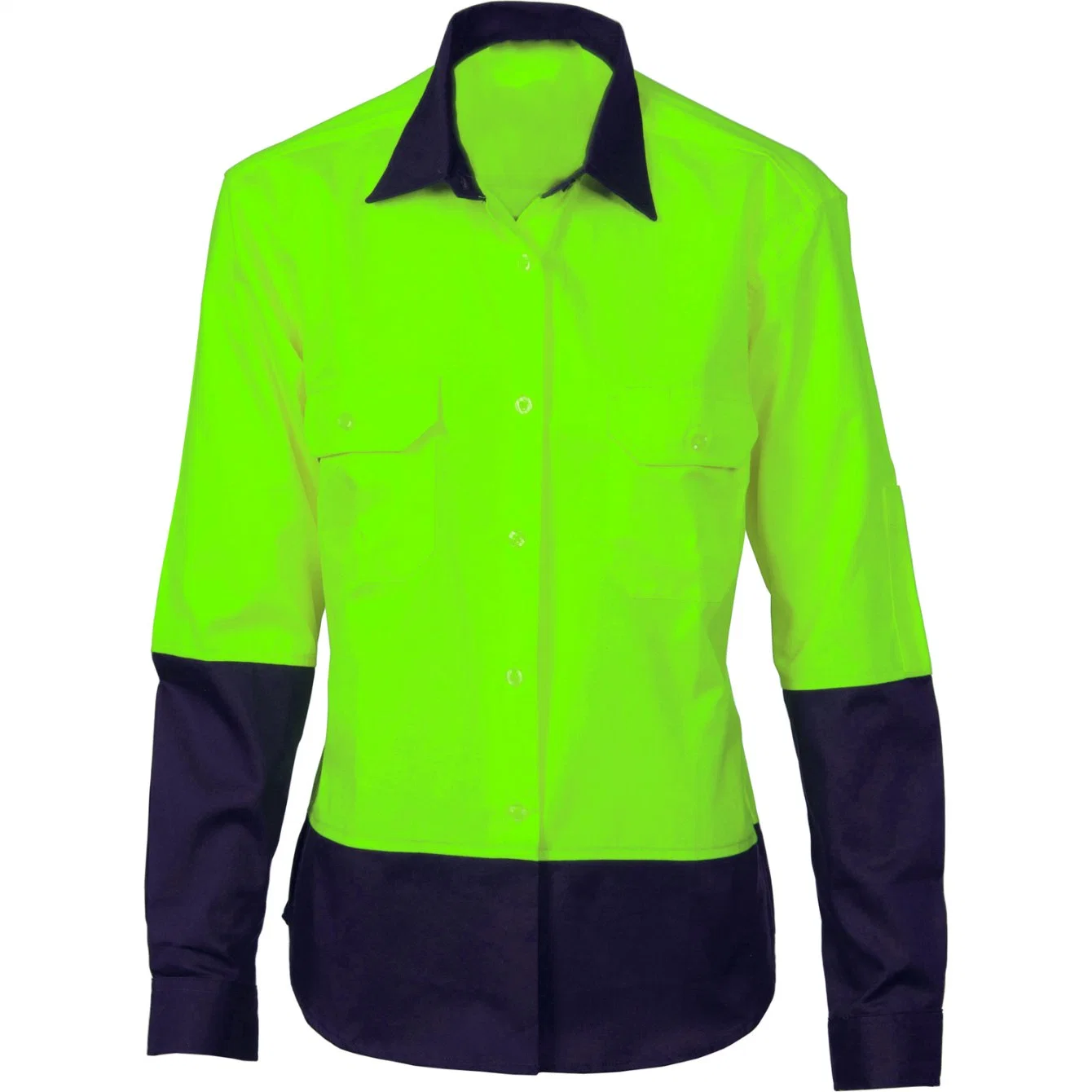 Fluorescent Orange Customized Protective Work Shirt