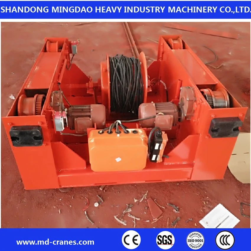 Metal Industry Using Electric Railway Coil Transfer Trolley with V-Deck