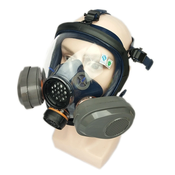 Staub-chemische schützende industrielle Respirator-Schablonen des vollen Gesichts-En136