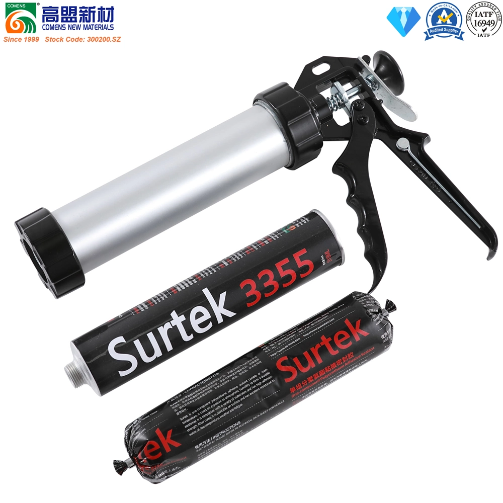 Multi-Purpose Auto Glass PU Sealant Fast Curing Windscreen Adhesive Glue (Surtek 3355)