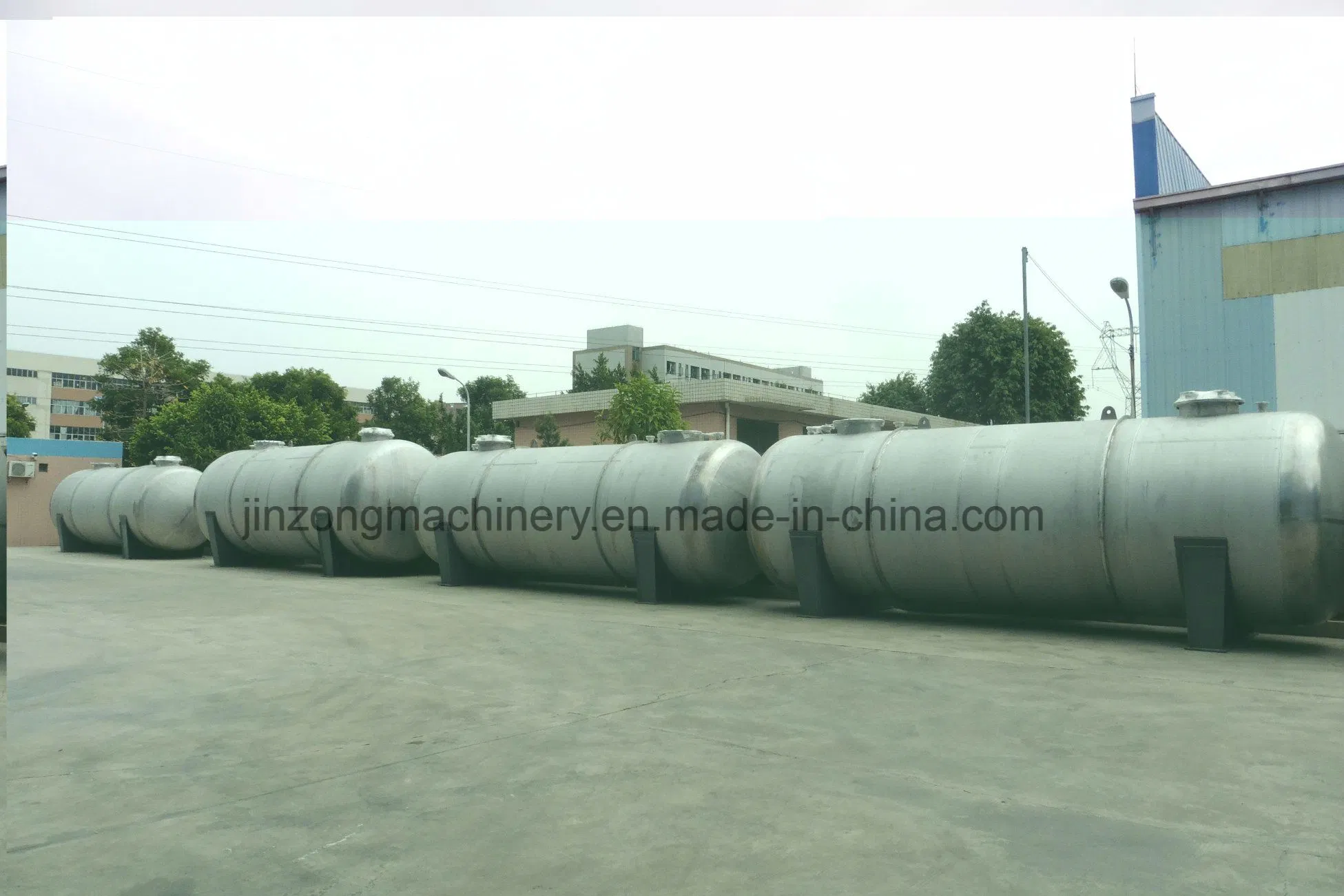 Horizontal Large Capacity Chemical Storage Tank