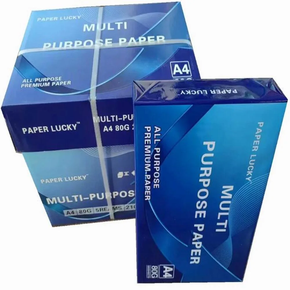 High quality/High cost performance Wholesale/Supplier 70/75/80GSM A3 A4 Letter Legal Size Jumbo Roll White Green Yellow Color Office Couche Offset Printing School Stationery Copy Paper