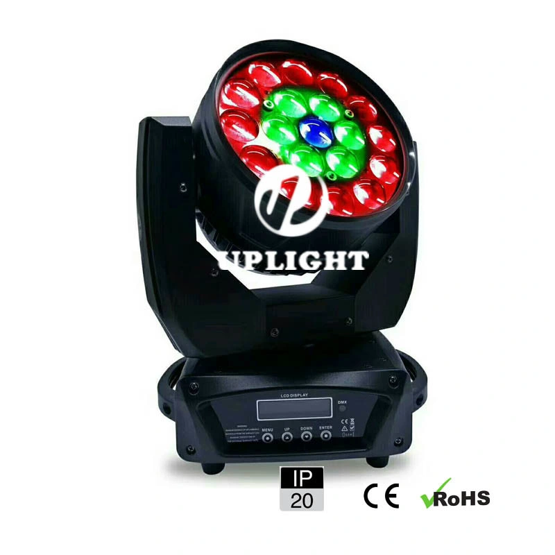 19*10W RGBW 4in1 BSW Beam Moving Head LED-Licht