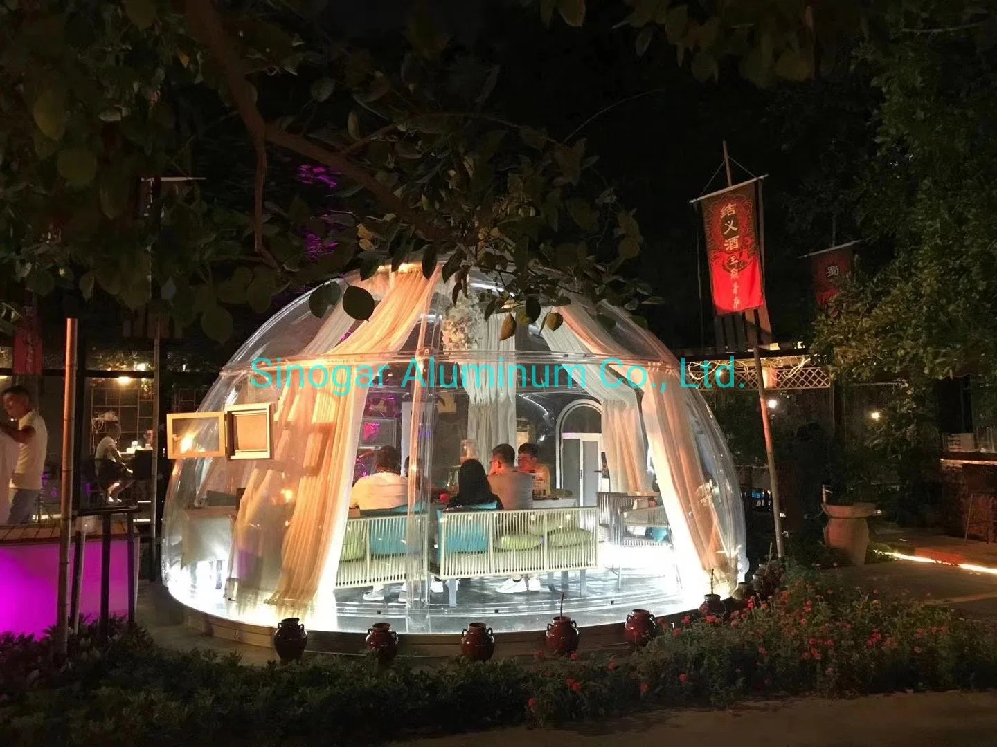 Modular Prefab House Transparent Camp/ Diner Room/ Outdoor Waterproof House/ Food Restaurant