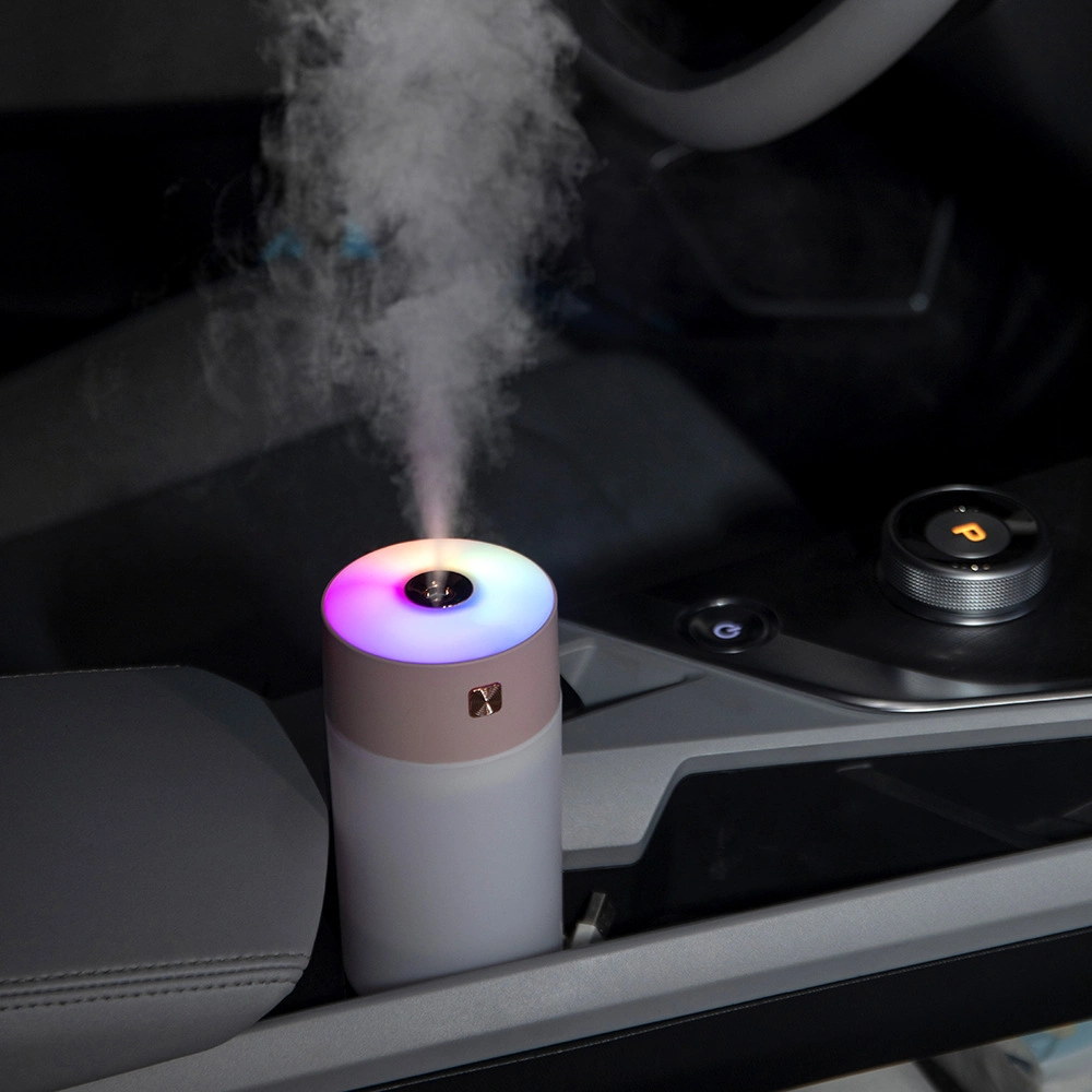 وصول جديد Rainbow Cup Car Mini Humidier Air Fog Volume جهاز ترطيب صناعي للسيارات