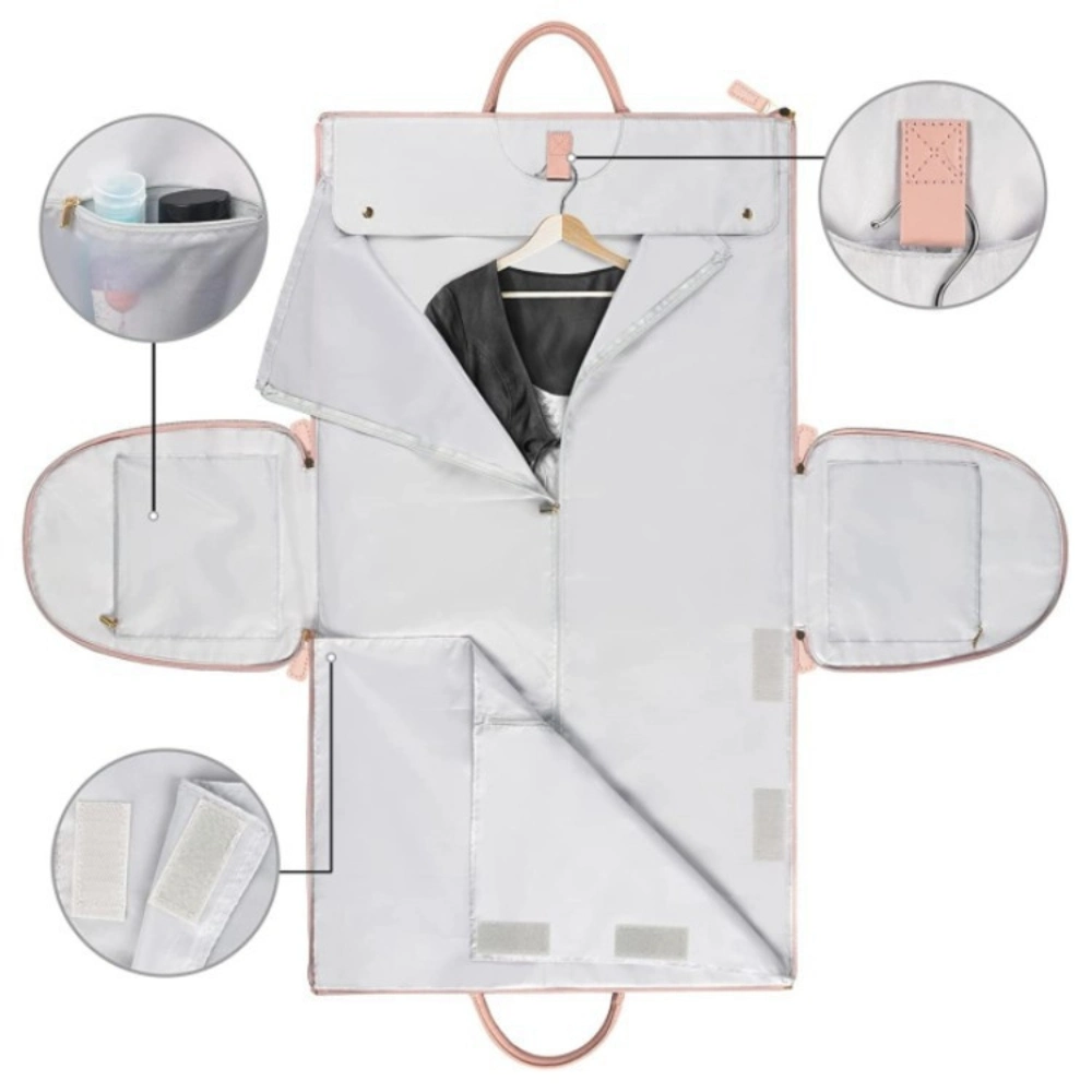 Water Resistant Garment Bag with Shoe Compartment Esg21591