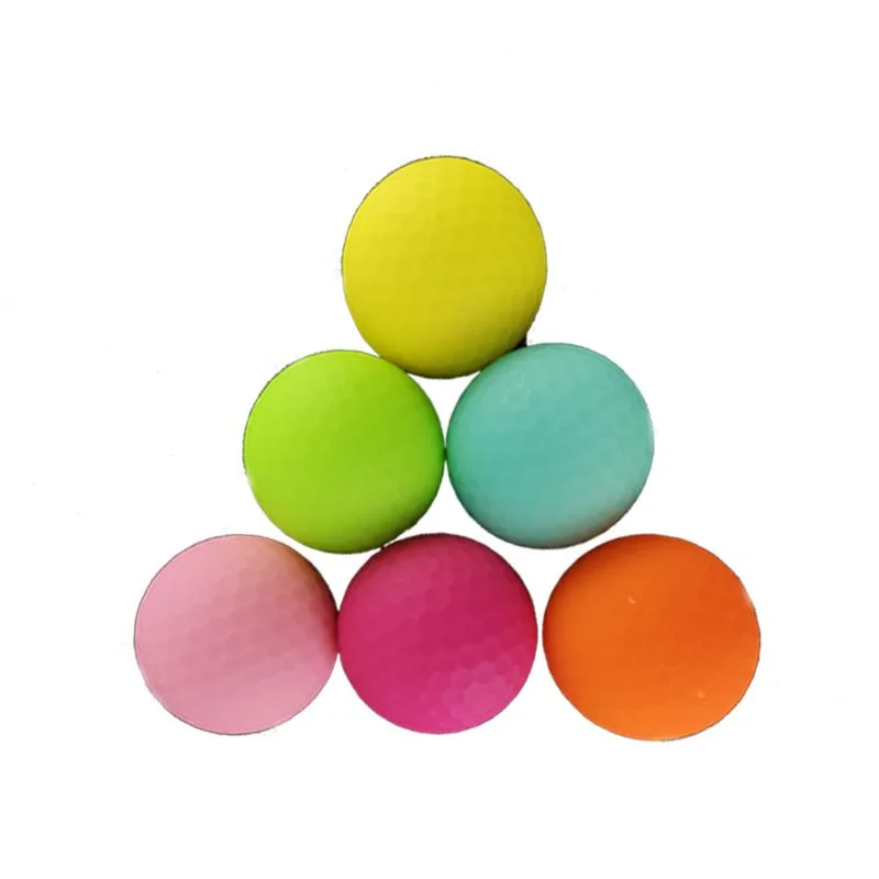 Pacote de impressão de qualidade Matte multicolor bola de golfe